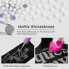 Beadsland Hotfix Rhinestones, 2880pcs Flatback Crystal Rhinestones for Crafts Clothes