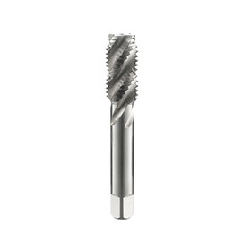 7/8-14 Spiral Flute Thread Tap, HSS-Cobalt Uncoated Machine Threading Tap for Machinist Repair， DRINYOUNG (Spiral Flute Taps, 7/8-14)