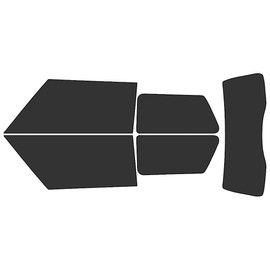 Rvinyl Window Tint Kit Compatible with Mini Cooper 2002-2006 - Black 20% - Single Ply No Bubble Film - Do it Yourself Vehicle Complete Precut Kit