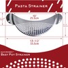 Best Utensils Pan Pot Spaghetti Strainer Premium Stainless Steel Pasta