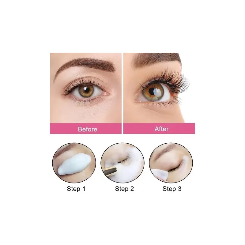 Lash Shampoo Neutro Limpieza Pestañas 50ml Brocha Pizeta