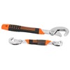 2Pcs/Set Adjustable Quick Open Wrench Multi Function Non Slip Grip
