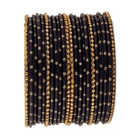 RIANGI Desi Designer Indian Bangles For Women Bangles Indian, Womens Bangles Bracelets, Bollywood Jewelry, M-Circ 7.8 in-Indian Size 2.8-Dia 2.5 in, Metal, No Gemstone