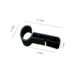 Helmet Clips for Headlamp,Headlight Hook on Narrow-Edged Hardhat Safety Cap(8pack)