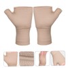 TOVINANNA 1pair Fingerless Compression Gloves Elasticity Pressure Gloves for Enhanced