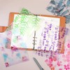 12 PCS Binder Index Dividers, A5 Floral Planner Binder Dividers