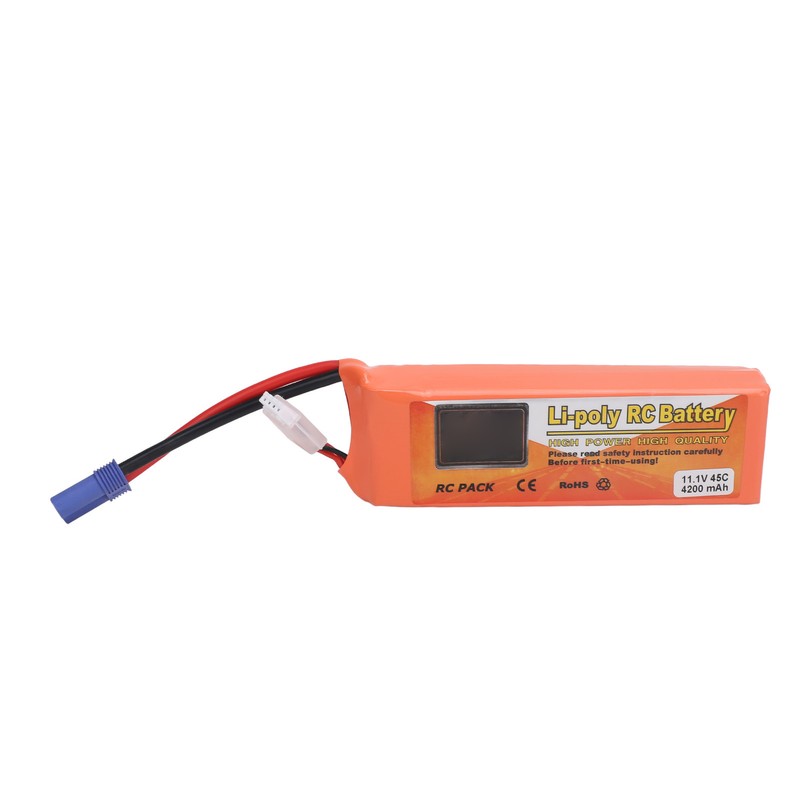11.1v 4200mah 45C Rechargeable Toy Lithium Battery with EC5 Plug