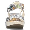 Laura Vita Barry 324 Women's Wedge Sandal Heel Flower, multicoloured