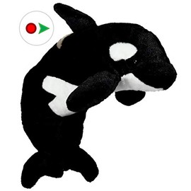 Stuffems Toy Shop Record Your Own Plush 16 inch Onyx The Orca - Ready to Love in A Few Easy Steps
