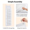 Bounlgsr 6 Large Hanging Yarn Storage Organizer with Double Zippers,10