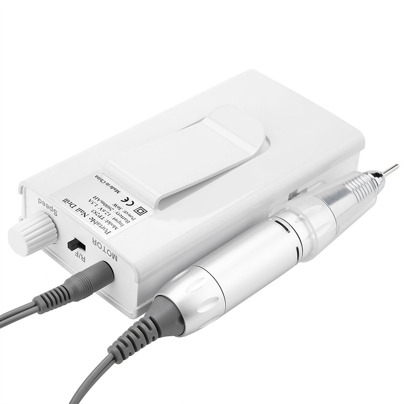Portable Rechargeable Electric Nail Drill Machine 30000 RPM Cordless Manicure