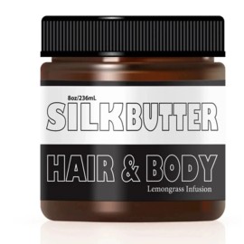salamnutrition Silk Butter Hair & Body Lemongrass Infusion 8 Oz