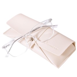 FONHCOO Blue Light Blocking Glasses Women Men TR90 Fashion Frame Computer Blue Light Glasses Anti UV Glare (Upgrade)