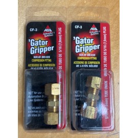 AGS Gator Gripper (CF-3) 5/16" / 7.9mm - Tube Union Solid Brass (Pack Of 1)