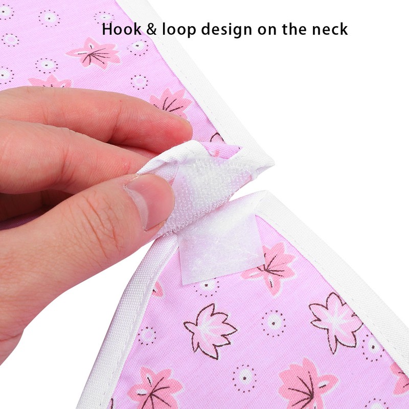 Double Layers Waterproof Saliva Towel Aprons Eating Bib Dining Aid