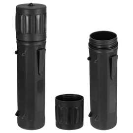 QUARKZMAN Pack of 2 Welding Rod Storage Tube, 14 Inch Tungsten Electrode Holder Container, Airtight, Waterproof, 4.5 kg Capacity, Black