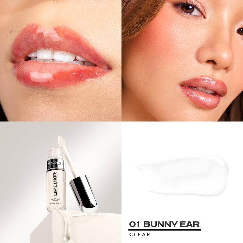 Lip Glaze Elixir - 3-in-1 Balm + Oil + Gloss