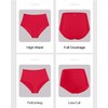 Women's High Waisted Bikini Bottom - Full Coverage Tummy Control