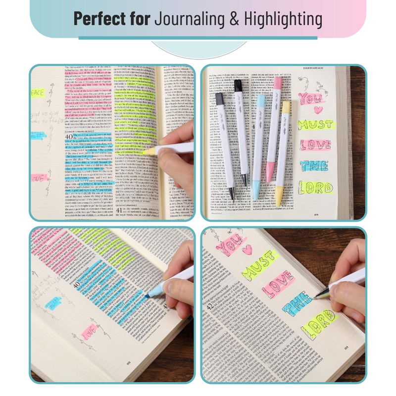 Mr. Pen- Journaling Kit, 5 Pack, Journaling Pens and Highlighters