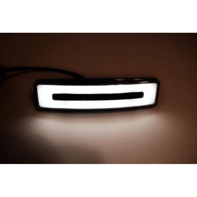 ES 2 x Front Position Lighting White LED Roof Cabin