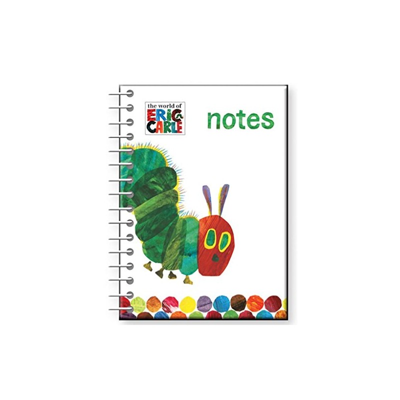 Robert Frederick A5 WIRO Notebook Lined-ERIC Carle Bendy Caterpillar, Assorted,