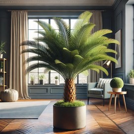 Dwarf Date Palm Seeds – Slow-Growing Perennial Palm (Phoenix roebelenii) | Indoor/Outdoor Ornamental, Non-GMO, Tropical Landscape Plant