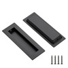 Ravinte Pack of 2 Black Cabinet Handles Sliding Door Handles