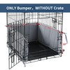 Hombys Dog Crate Bumper with Ties - Soft Crate Accessory