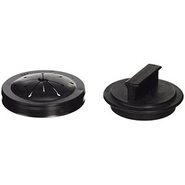 Waste King Black Disposer EZ Mount Garbage Disposal Stopper and Splash Guard for Sink Drain, 1025
