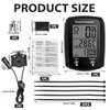 Bike Computer Universal 19 Functions IP54 Waterproof Bicycle Speedometer Odometer
