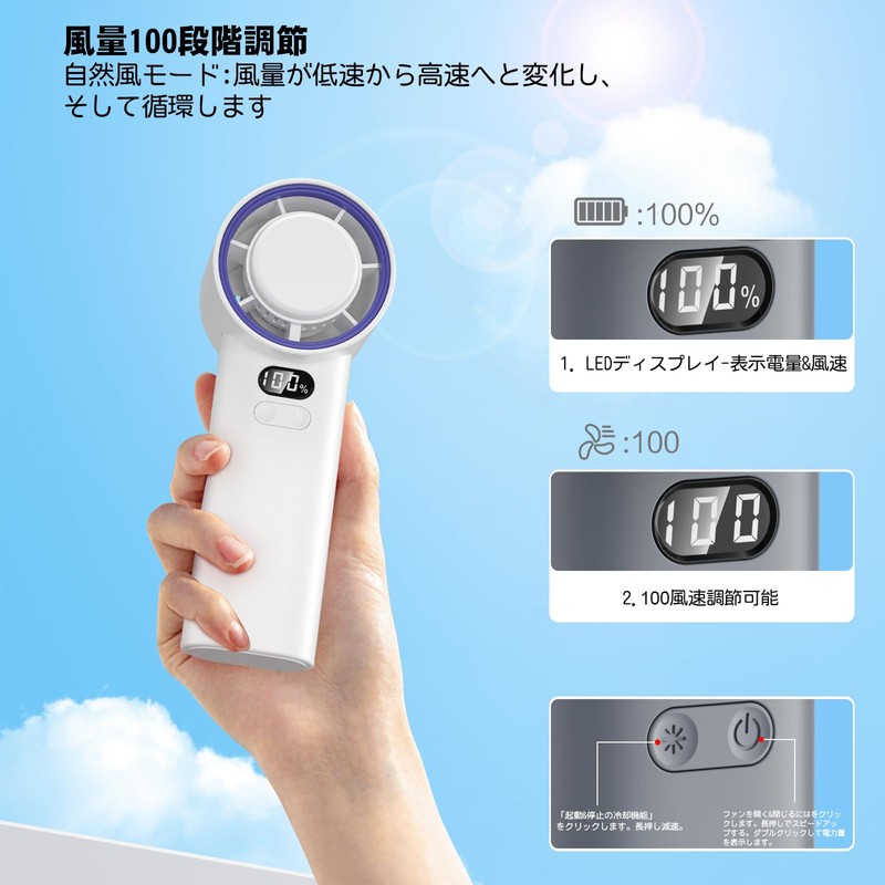 HandFan Handy Fan Cooling Plate (White)
