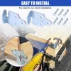 Trailer Wooden Sides Brackets Latch Rack Stake Body Gates Corner