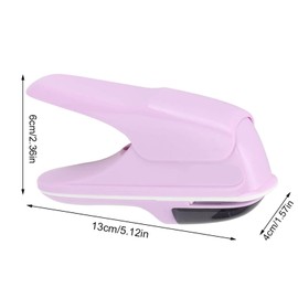 Stapleless Stapler, No Staple Stapler Paper Clinch Compact Staple Free Stapler Binding Hand Tool, Up To 8 Sheets Binding(Purple)