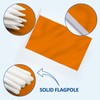 Anley Orange Mini Flag 12 Pack - Hand Held Small