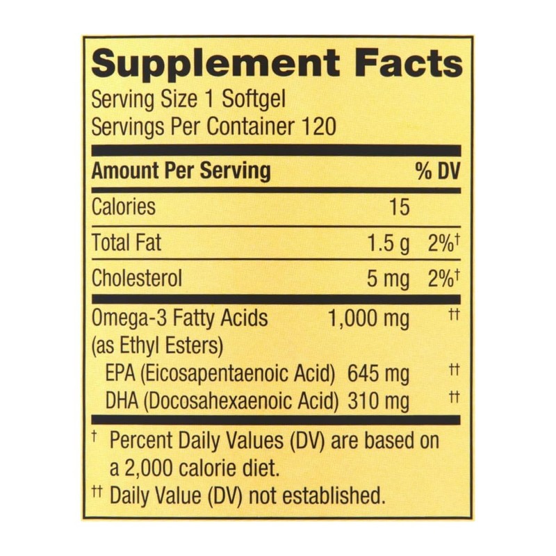 Spring Valley Omega-3 1000mg from Fish Oil, 60 softgels (1)