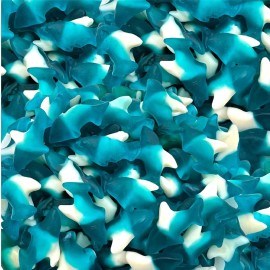 iLike! Blue Baby Sharks Gummy Candy in Blue Raspberry Flavor, 1-Pound (Pack of 2)