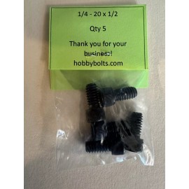 Hobby Bolts 1/4-20x1/2” Socket Head Cap Screw. Qty:5 Each. RC Car Micro Fastener