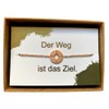 ONDEGO® GESCHENK Kompass Glücksbringer Motivation Erfolg beste Freundin Armband Freundschaftsarmband