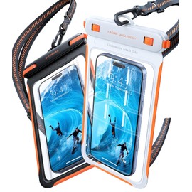 TORRAS Waterproof Phone Pouch - 2 Pack for Beach & Pool Fun