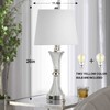 Touch Control Table Lamp for Bedrooms 3 Way Dimmable White