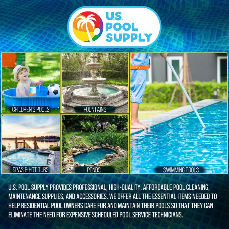 U.S. Pool Supply 6 Foot Heavy-Duty Above Ground Pool Hose,