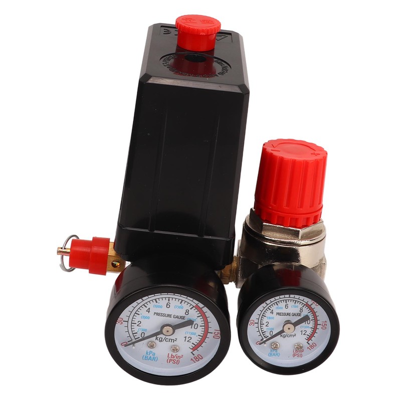 Air Compressor Pressure Switch 0~180PSI Control Valve Kit Replacement Parts
