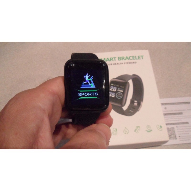 Generic Fitness Steps Tracker Heart Rate Smart watch Smartwatch HryFine