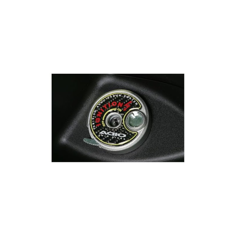 ADIO BK48217 Key Cylinder Emblem Black Cygnus X (2/3/4 Type)
