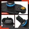 A-Premium Turbocharger Boost Pressure MAP Sensor [4 Blades] Compatible with