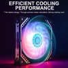 DS Wireless Assembled Case Fans, Case Fans, 120MM LED Fans