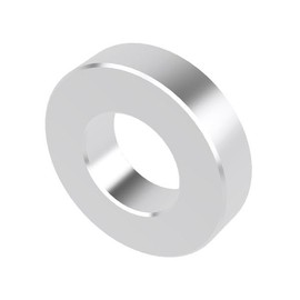 Aluminum Spacer 1/2" OD x 1/4" ID x Choose Your Length, Round Spacer Unthreaded Standoff Bushing Plain Finish, Fits Screws Bolts 1/4" or M6 by Metal Spacers Online (1/8" Length, 10 Pack)