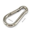 Premium Stainless Steel Spring Snap Carabiner Hooks - 304 Steel