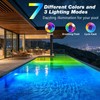 Askyli Pool Lights for Above Ground Pools, Upgraded Rechargeable Dynamic