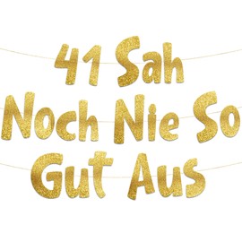 Funny 41 Never Looked So Good 41st Birthday Party Supplies